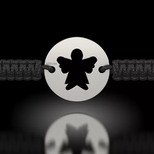 Bratara din argint cu snur model Ortodox 08