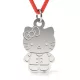 Pandantiv din argint cu snur model Hello Kitty