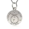 Lantisor cu pandantiv din argint model Birthday Clock