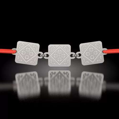 Bratara din argint cu snur model Letitia