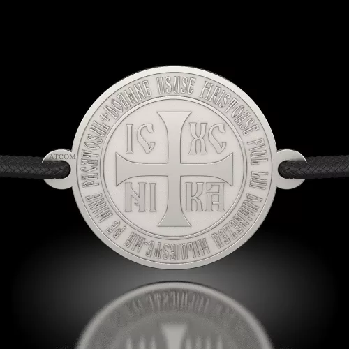 Bratara din argint model Rugaciune Ortodoxa