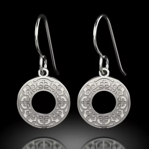 Cercei din argint model Ozana