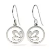 Cercei din argint model Floare de lotus
