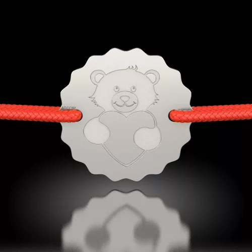 Bratara din argint model Love bear