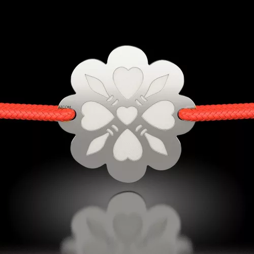 Bratara din argint cu snur model Hora de Maramu