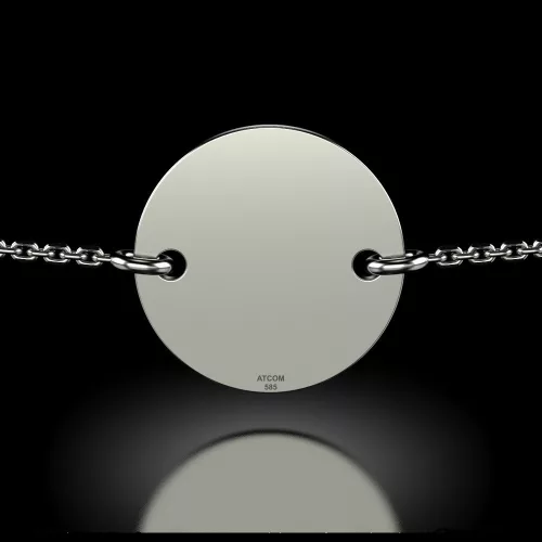 Bratara cu lantisor din argint model Banut simplu