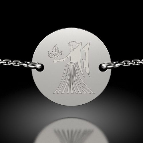 Bratara cu lantisor din argint model Fecioara