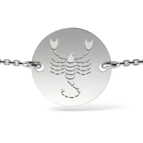 Bratara cu lantisor din argint model Scorpion