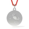 Pandantiv din argint cu snur model Rac