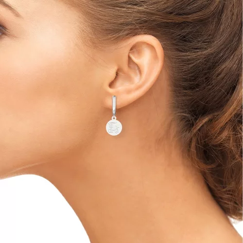 Cercei din argint model Capricorn