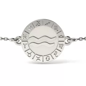Bratara cu lantisor din argint model Aquarius