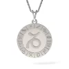 Lantisor cu pandantiv din argint model Capricornus