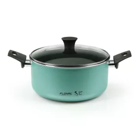   Oala Flonal The Wall cu 2 manere si capac din sticla, 28 cm, antiaderent PB-Tech, pentru gaz/electric/vitroceramic