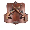 Obiect decorativ La Balestra TR-237, metal și lemn, lungime 37 cm