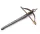 Obiect decorativ La Balestra, metal, lățime 8,5 cm, lungime 14 cm