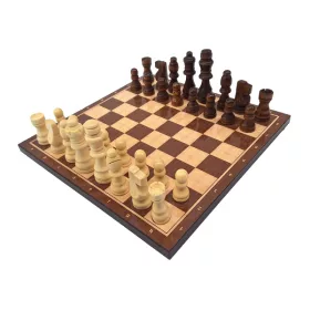  Set sah Star Okey Ahşap Plastik Metal Inşaat Ve Oyun Aletl, lemn, înălțime 7,7 cm, stil modern, clasic