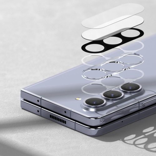 Set 2 Folii de protectie camera Ringke Camera pentru Samsung Galaxy Z Fold 5 Negru