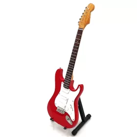   Miniatură chitara Indomini MGT-0581, Dire Straits Mark Knopfler, lemn de mahon, plastic și metal
