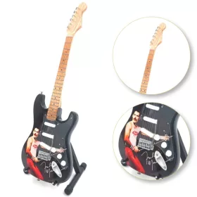   Miniatură chitara Indomini MGT-8617, Rock Heroes Series: Freddie Mercury (Queen), lemn de mahon și plastic, stil clasic