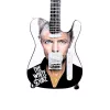 Miniatură chitara Indomini MGT-8976, Inspired by David Bowie, lemn de mahon, plastic și metal, înălțime 27,5 cm, lățime 9 cm, stil clasic