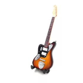   Miniatură chitara Indomini BMG-034, 15cm Kurt Cobain style, lemn de mahon, plastic și metal, 15,5 x 6 x 0,4 cm, stil clasic